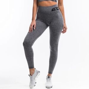 ECHT Gray High-Waisted Leggings for Active Comfort